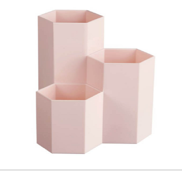 Hexagon Plastic Desk Organizer 3