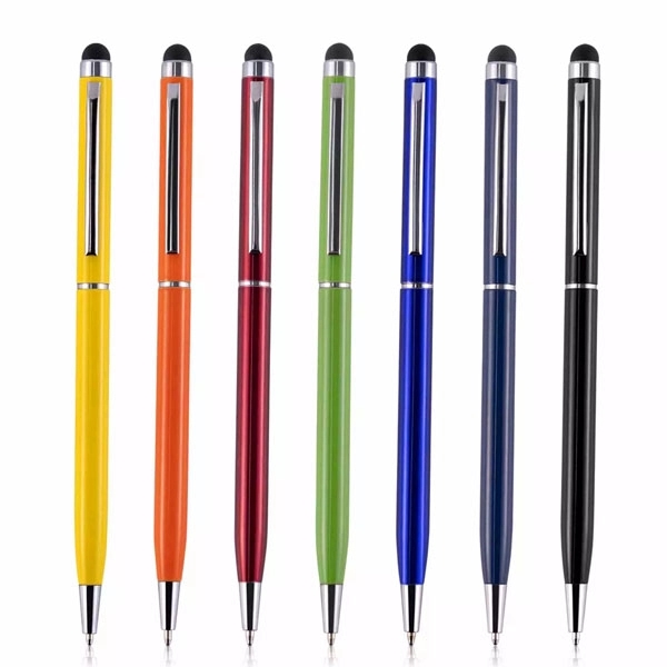 Customized Metal Slim Twist Stylus Pen 3