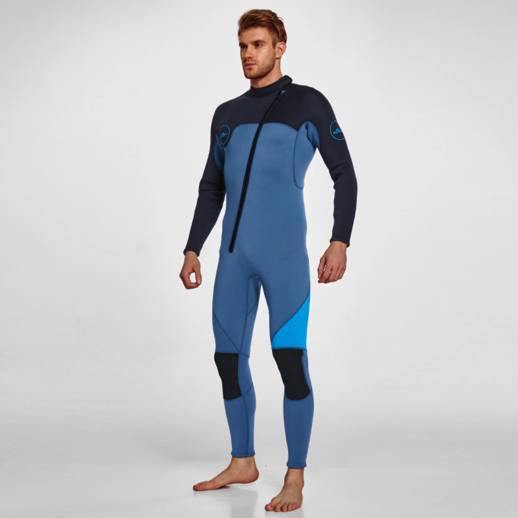 Wetsuit Men 3Mm Neoprene Full Body Diving Suits Long Sleeve 4