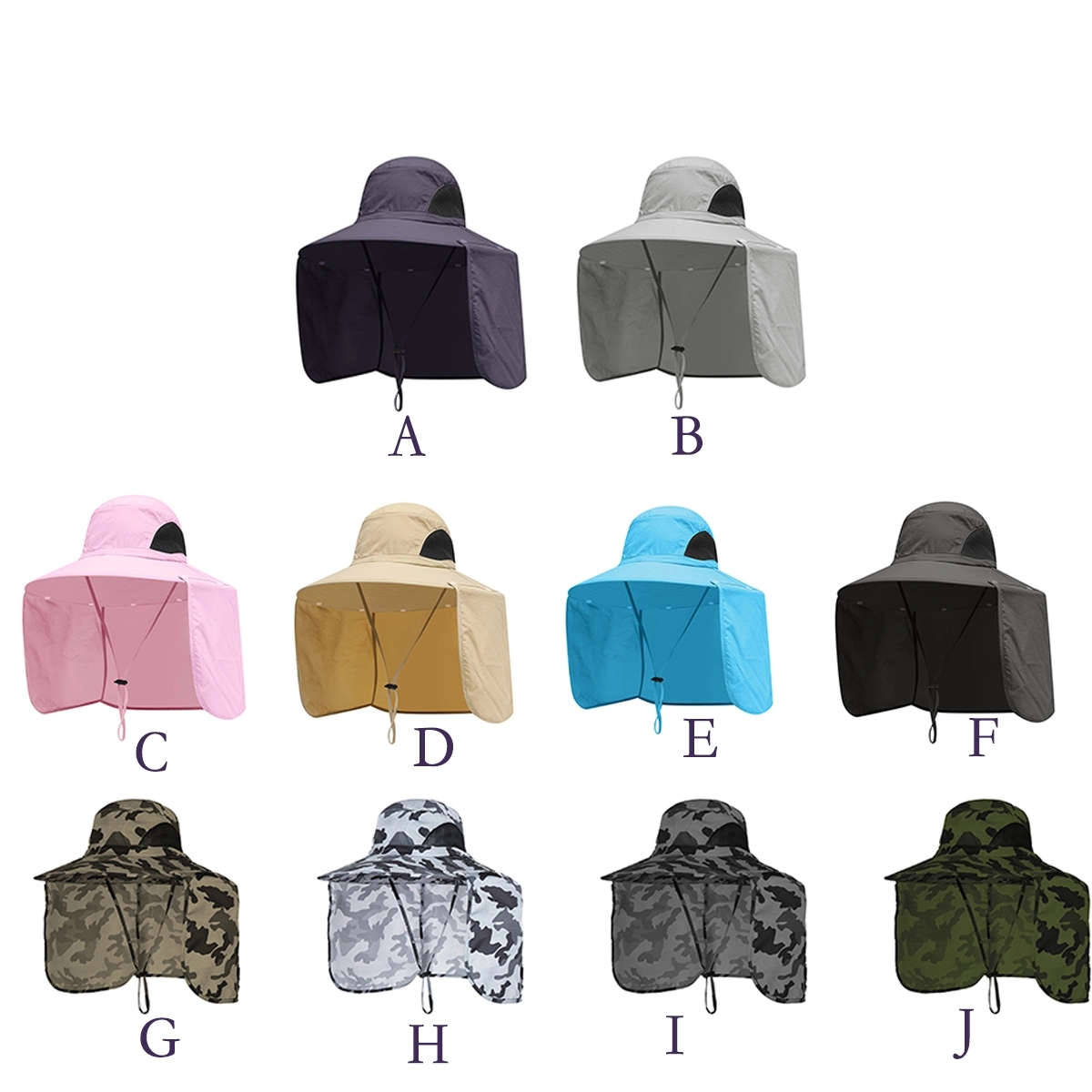 Fishing Hats Sun Protection And Upf 50+ Neck Flap Cover 4