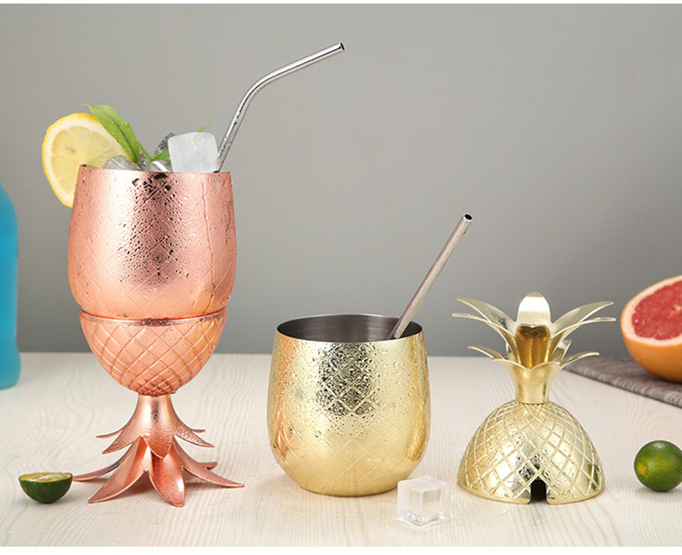 16 Oz Stainless Steel Pineapple Cup/Mug 4