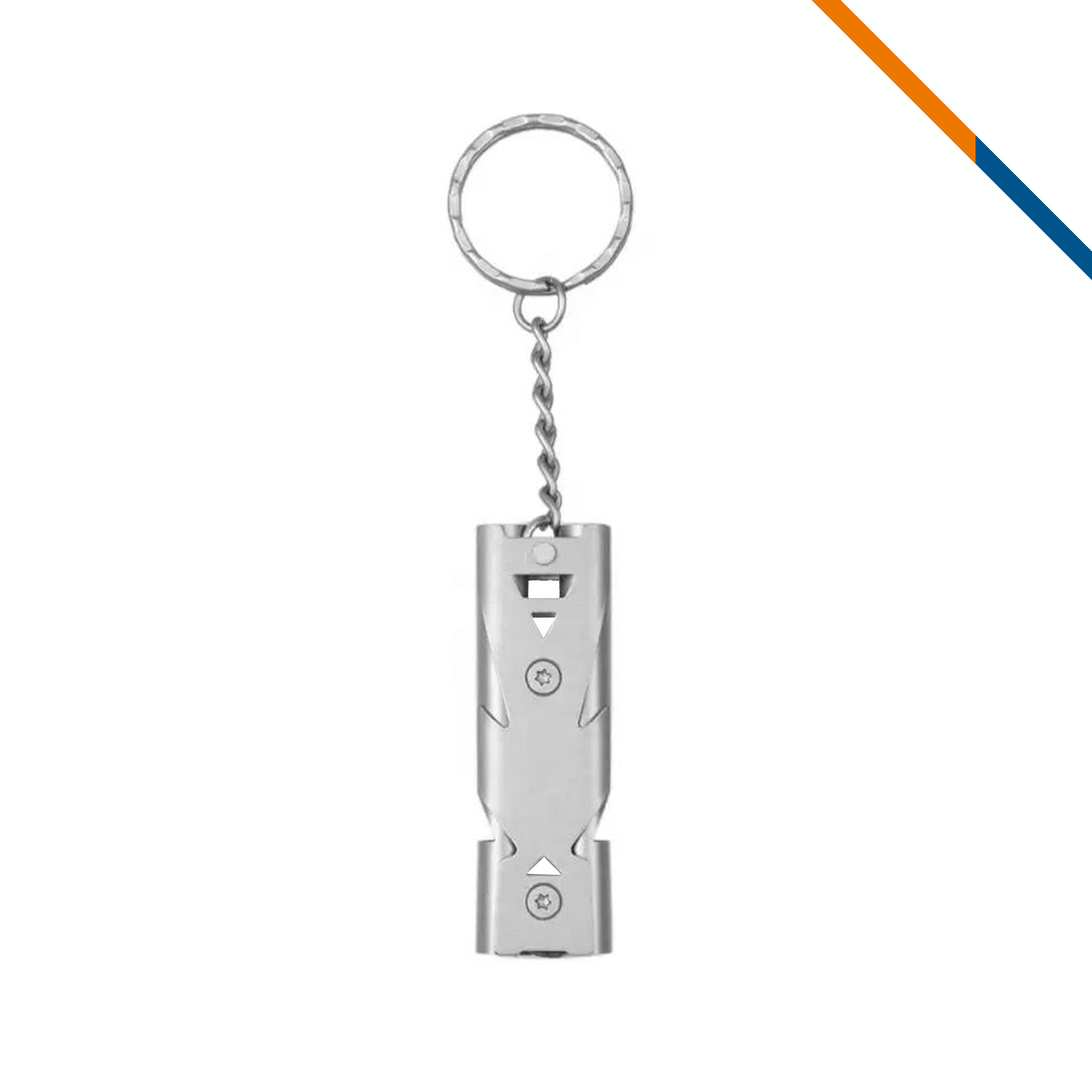 Sirevz Double Tubes Safety Whistle Keychain 4