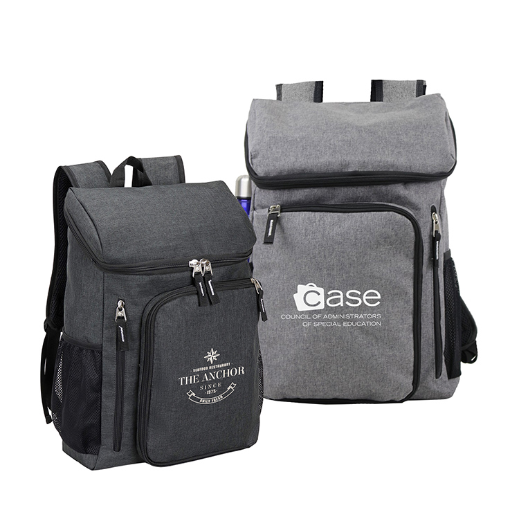 300D polyester Travel Multi Pocket Padded Deluxe Computer Backpack 5