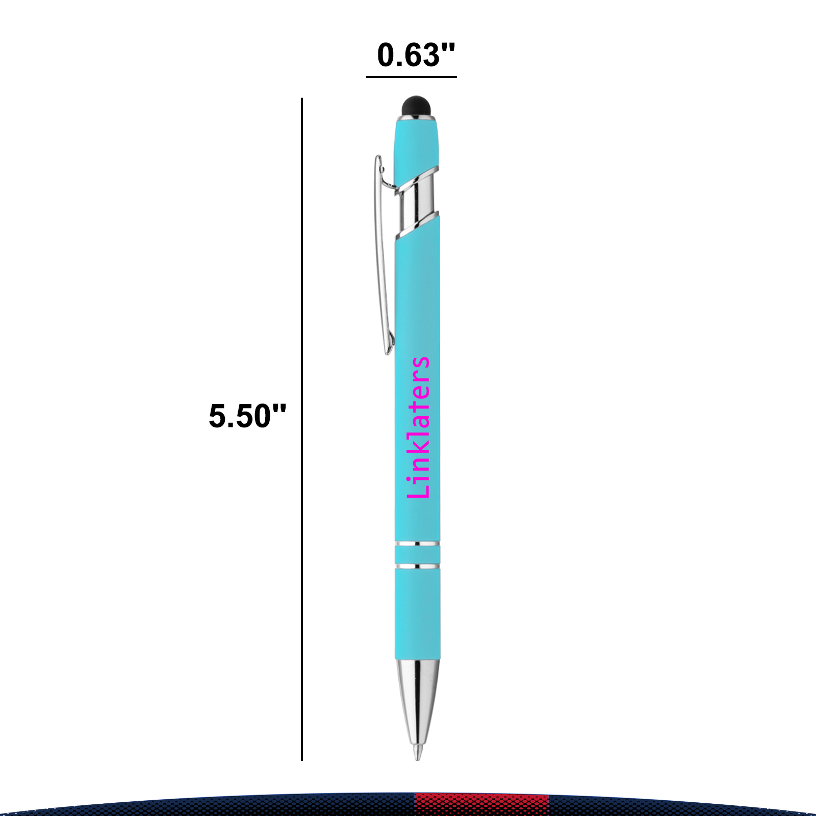 Carten Soft Touch Metal Stylus Ballpoint Pen 9
