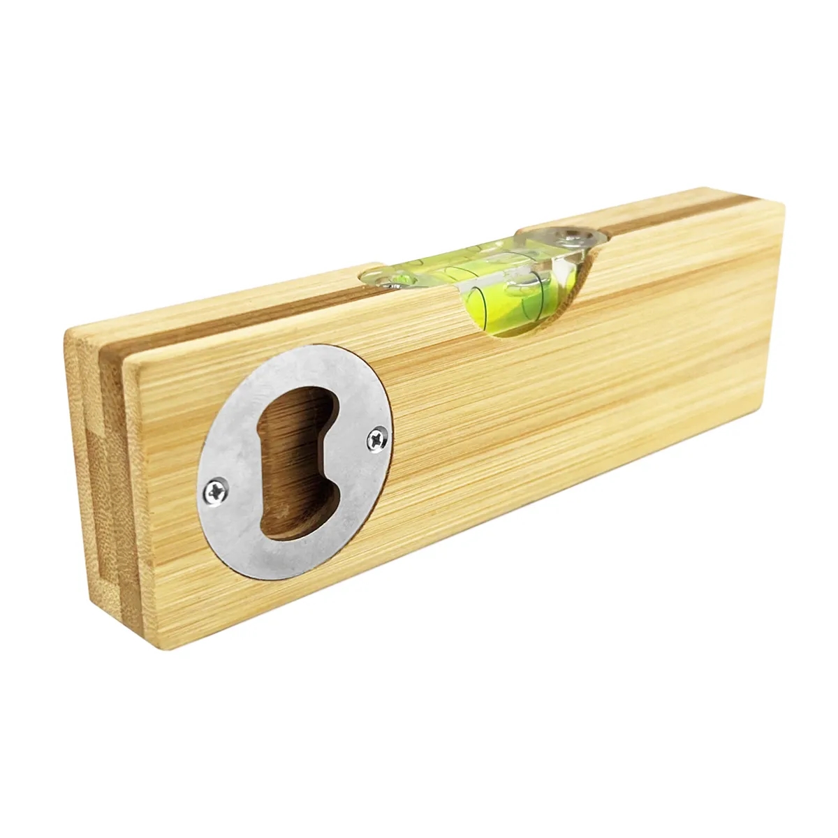 Bamboo Level With Bottle Opener Spirit Level Multitool 5