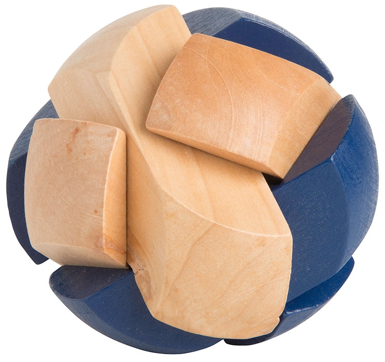 Wood Soccer Ball Puzzle 3