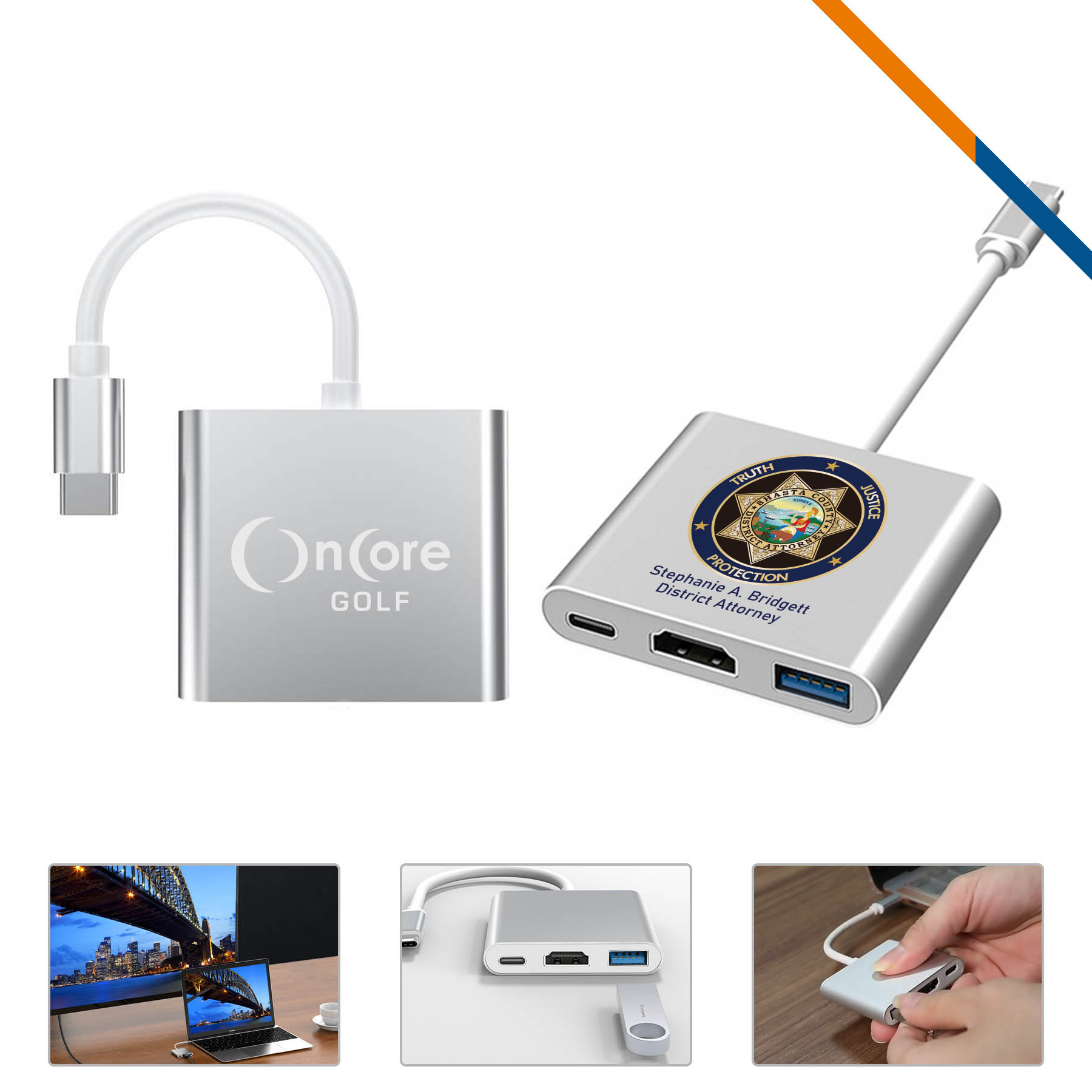 Derto 3in1 USB Hub 3