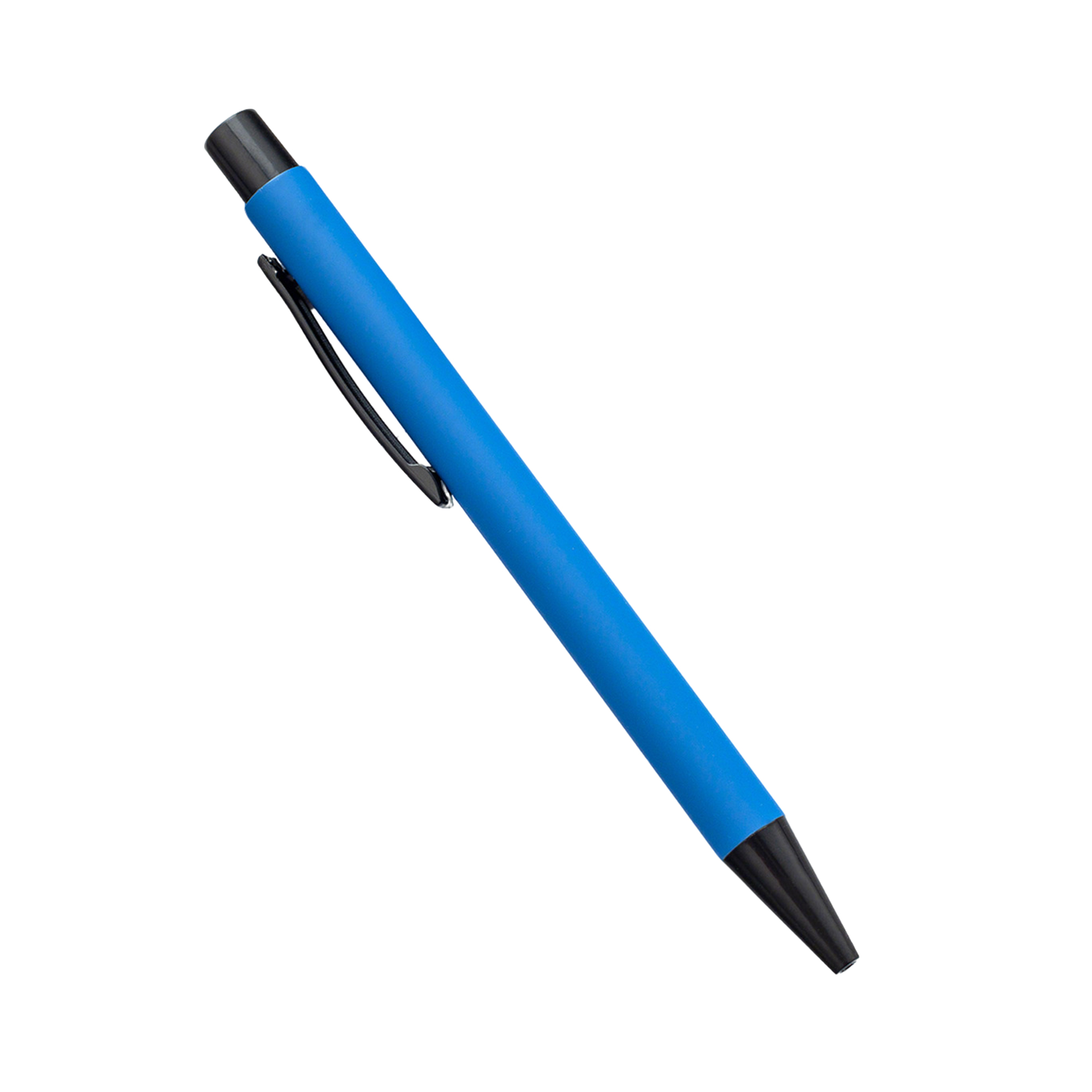 Metal Clip Ballpoint Pen With Colored Barrel 7