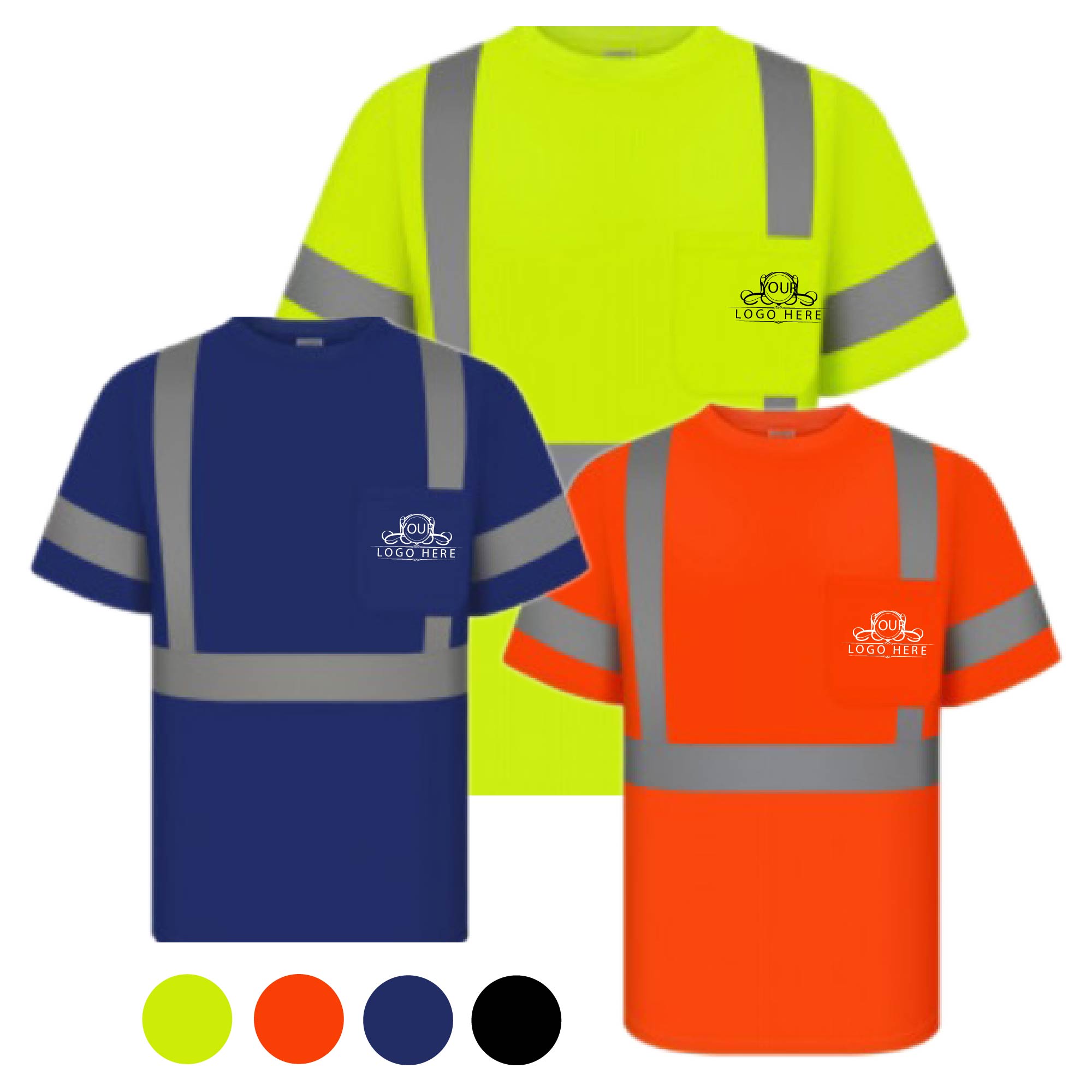 High Visibility Cotton Comfort Short Sleeved T-Shirt 2