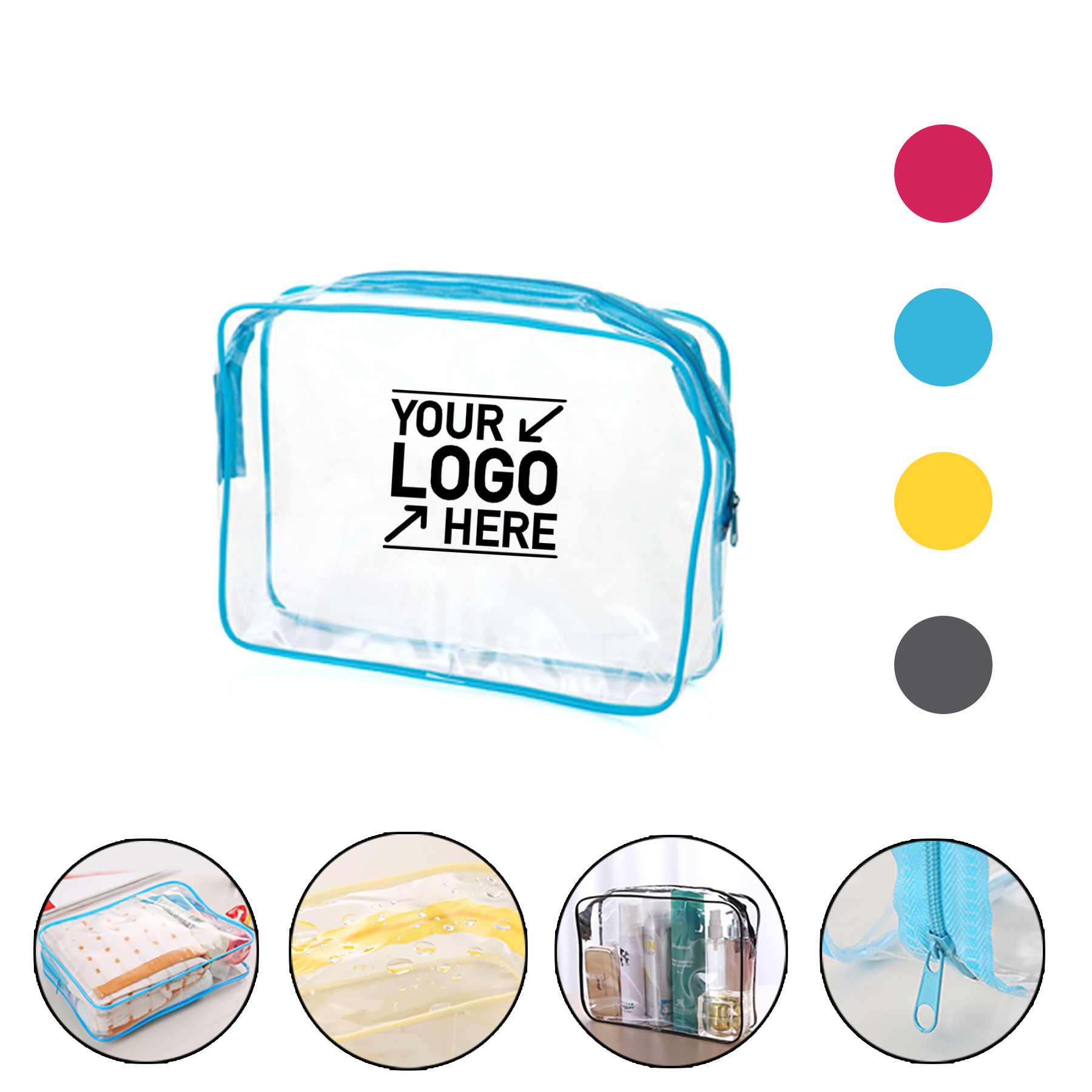 Waterproof Transparent Cosmetic Bag 1