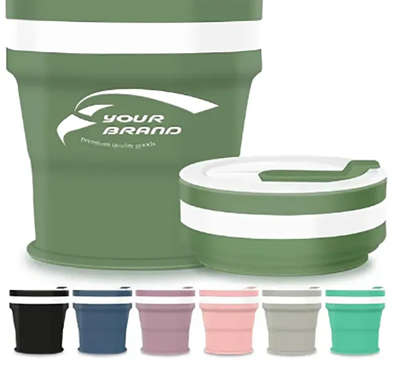 Collapsible Silicone Travel Coffee Cup 2