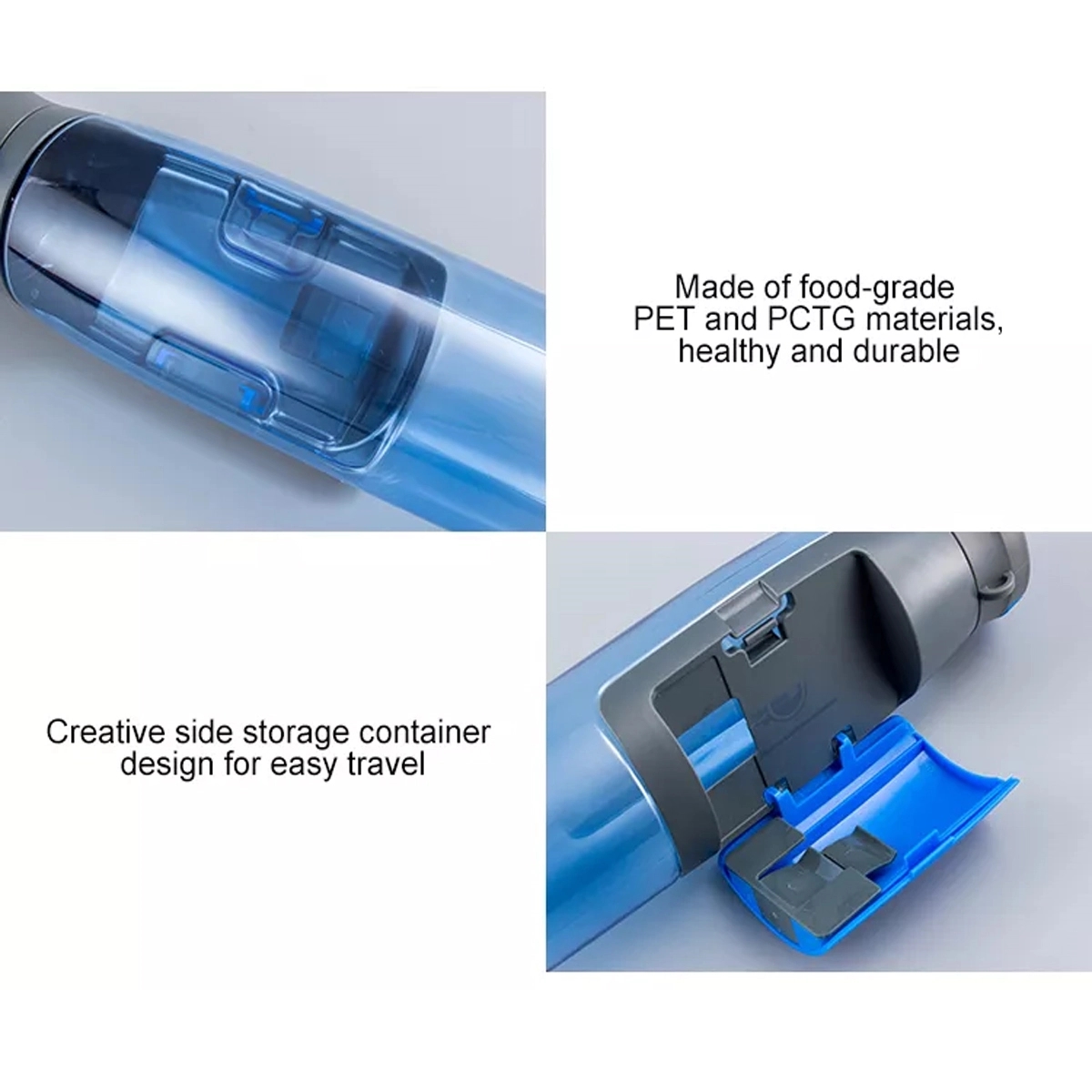 25oz Sport Water Bottle with Wallet Card Storage 3