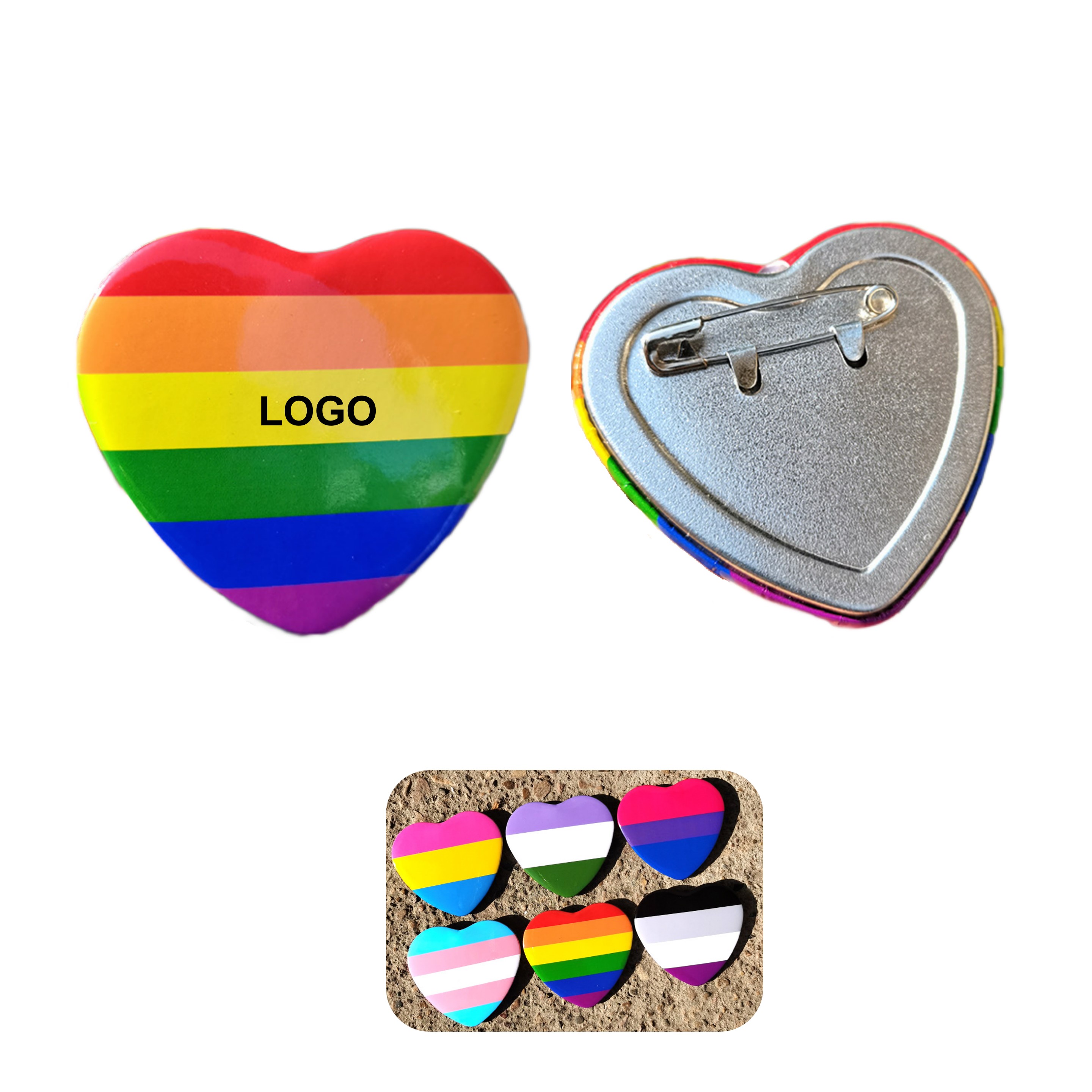 Heart Shape Button 4