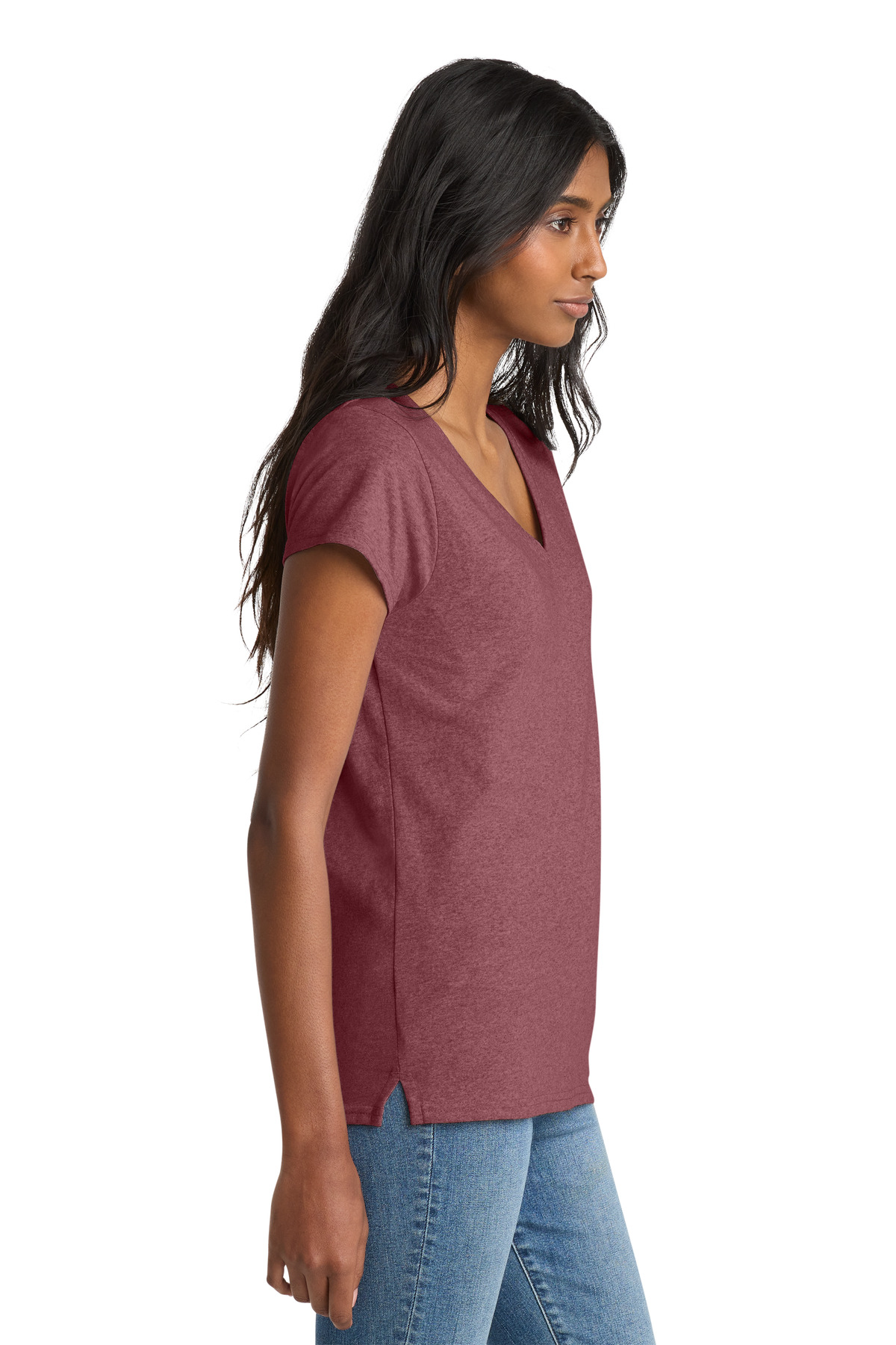 District Women's Re-Tee V-Neck DT8001 21