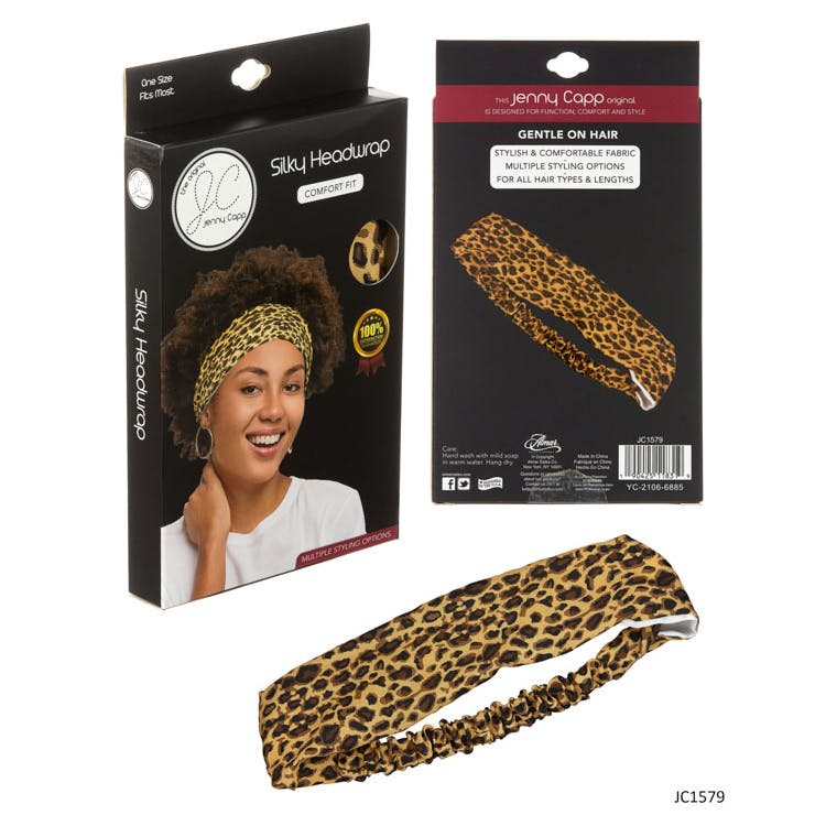 Silky Headband - Cheetah Print 2