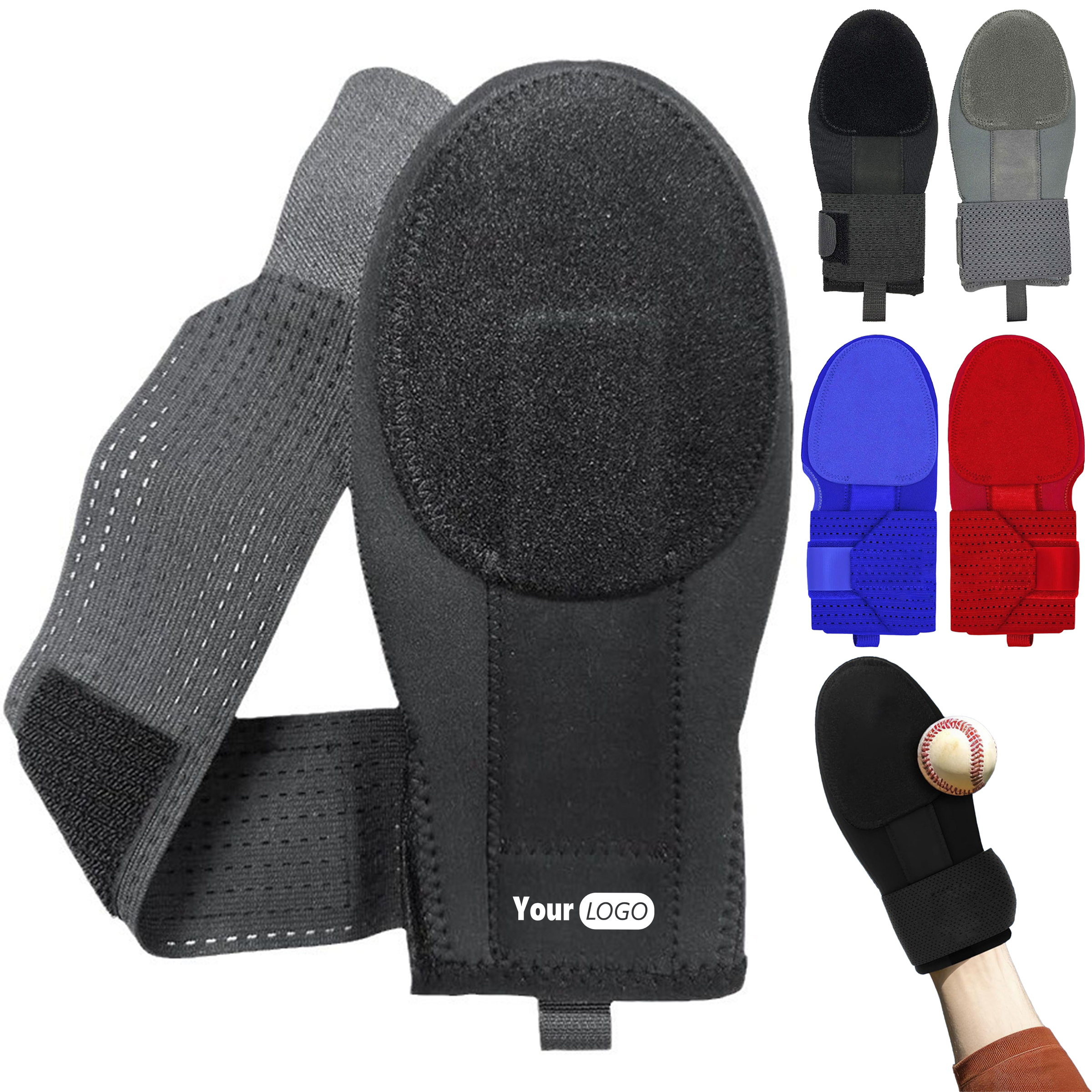 Rubber Outdoor Sports Baseball Protective Gloves 2