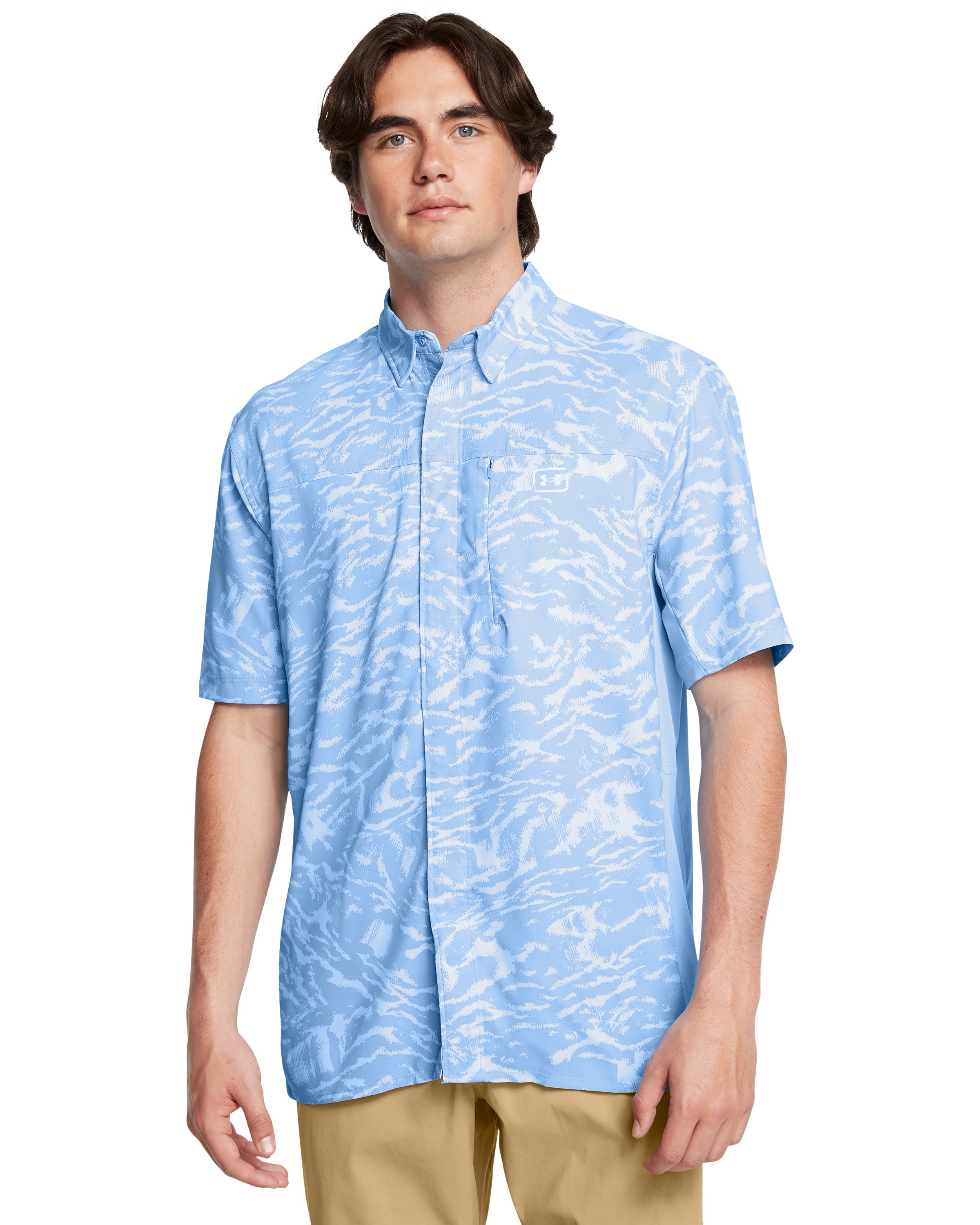 UA Fish Pro Hybrid Printed Men's Short Sleeve 9