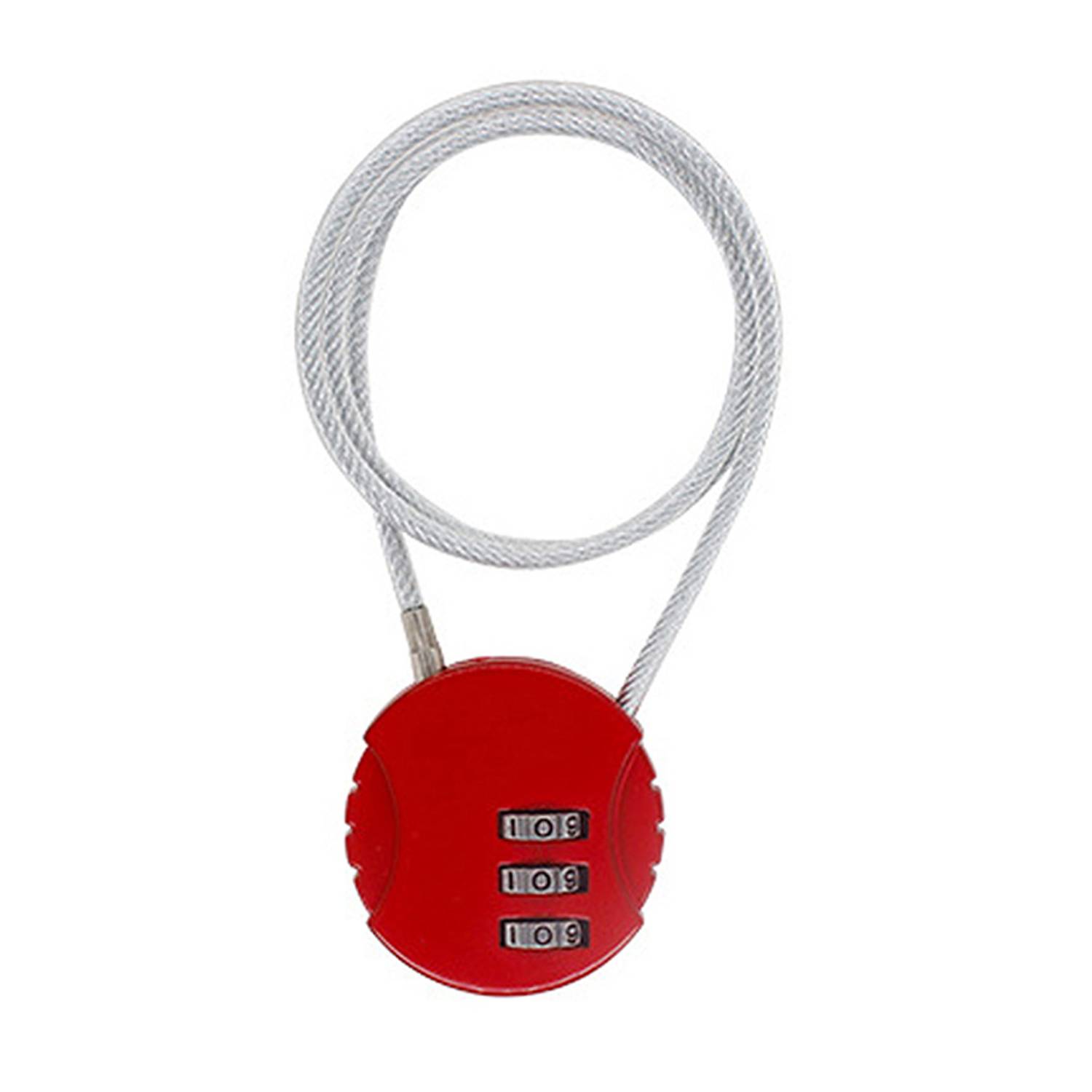 Zinc Alloy Anti-Rust Lock Rope Combination Padlock 4
