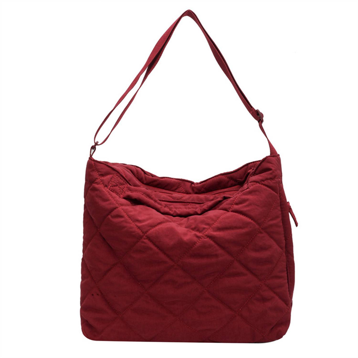 Large Capacity Nylon Puffer Bag, custom tote bag with logo imprint 8
