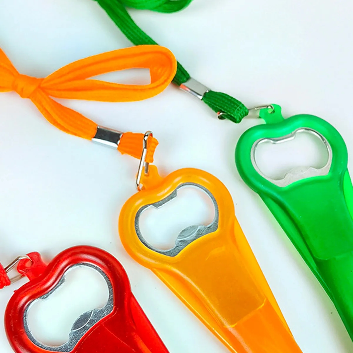 2 In 1 Beer Bottle Opener Ballpoint Pen W/ Lanyard Imprinted 2