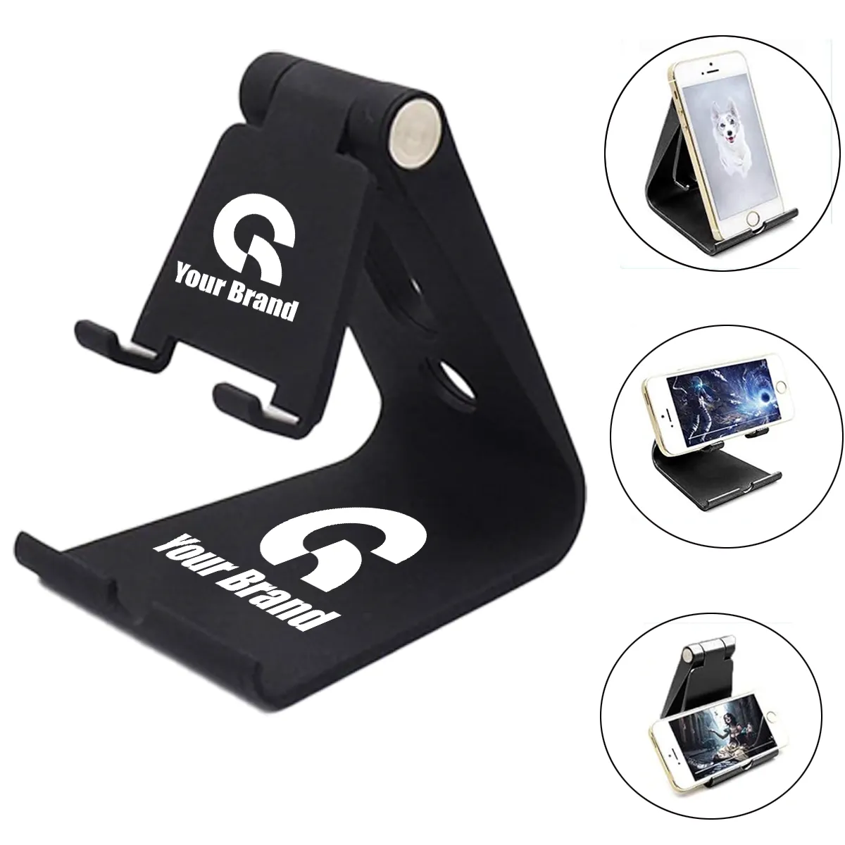 Mini Portable Anti-Slip Desk Adjustable Cell Phone Stand 1