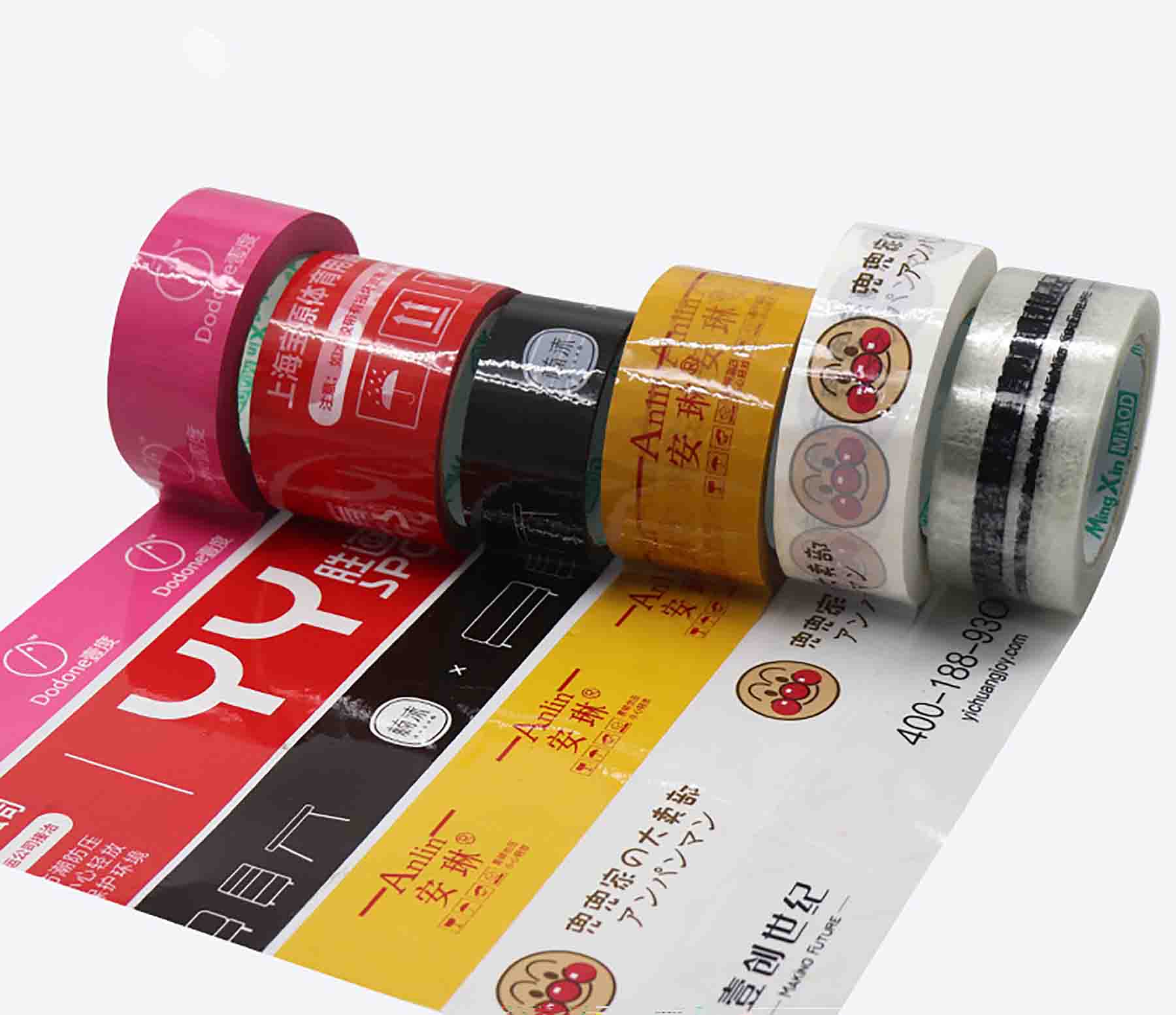 Custom Colorful Poly Packing Tape 2"X110 Yard 9