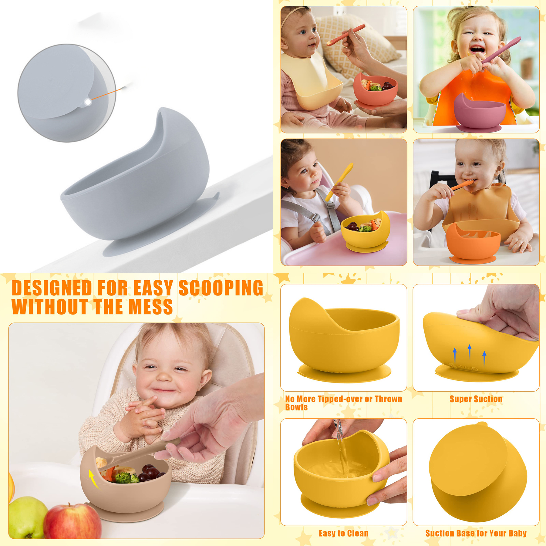 Silicone Suction Bowls 2