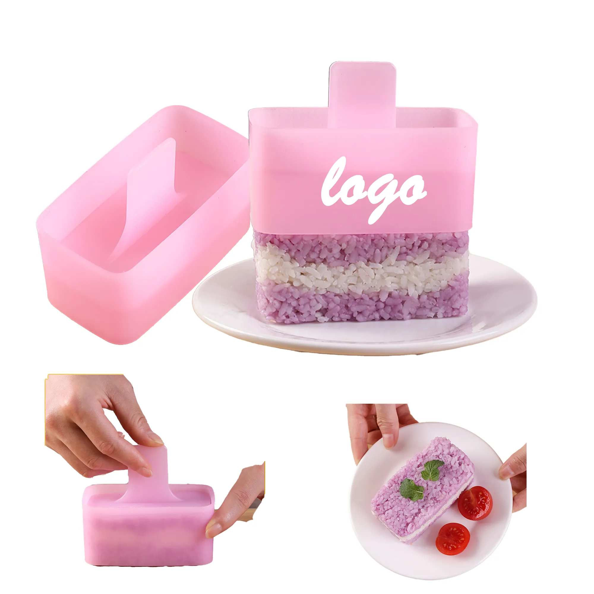 MOQ 30 Musubi Press Mold Sushi DIY Rice Ball Making 2
