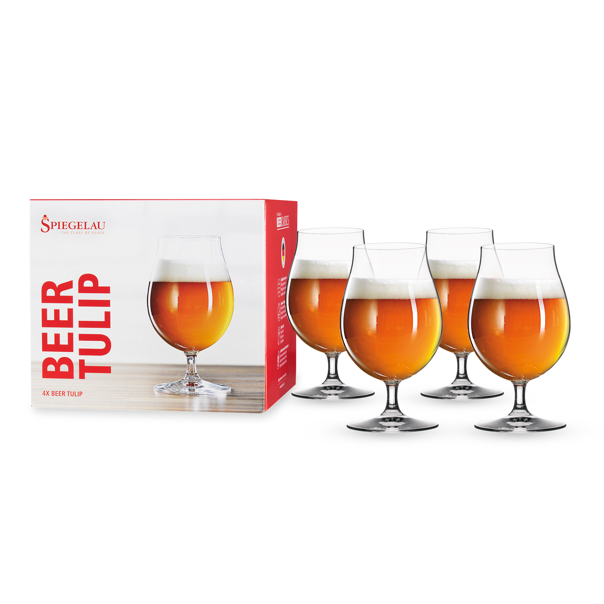 Spiegelau 15.5 oz Beer Tulip Glass, set of 4 3