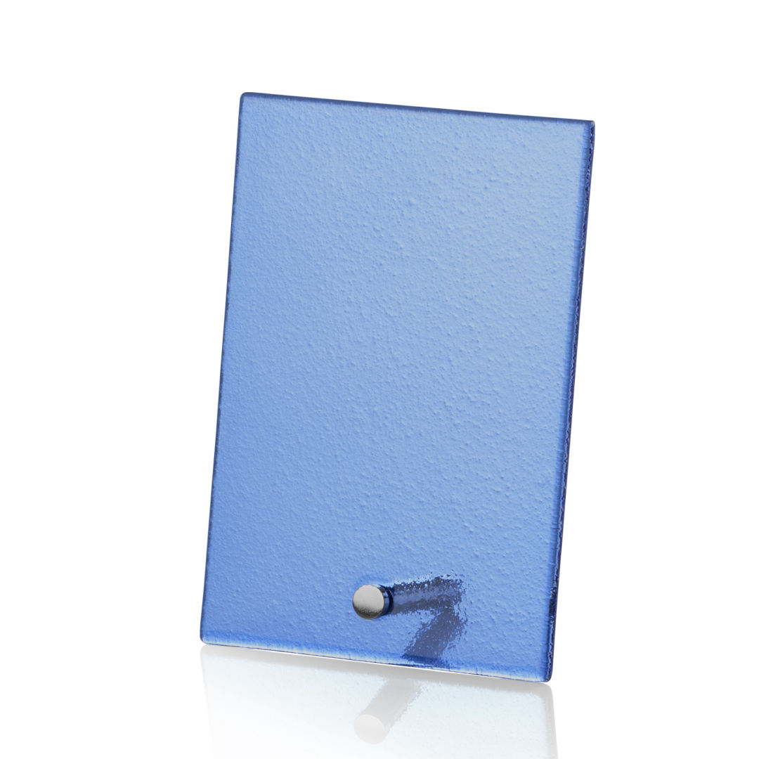 Atchison Blue Rectangle VividPrint™ Award - Silver 1