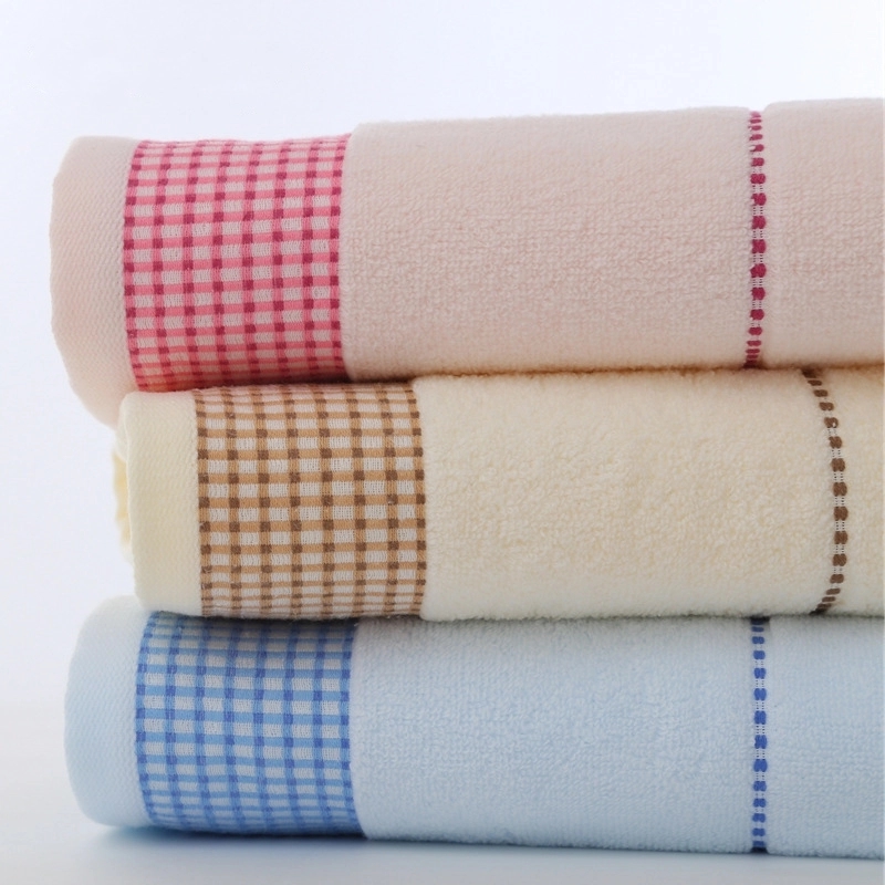 Custom Gift 100% Cotton Soft Striped Hand & Face Towel 2