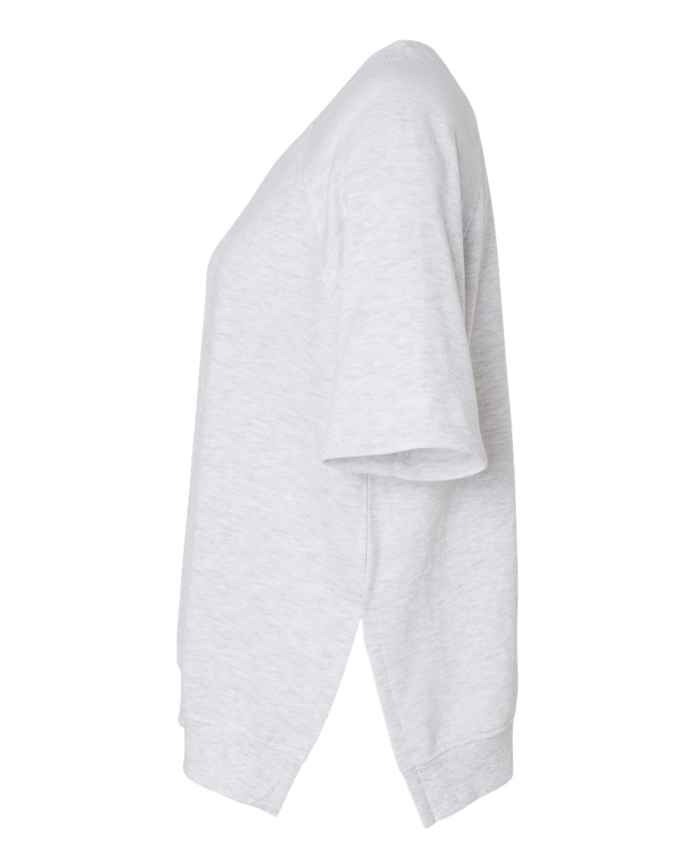 Women's French Terry Short Sleeve Crewneck Sweatshirt - W23711 11