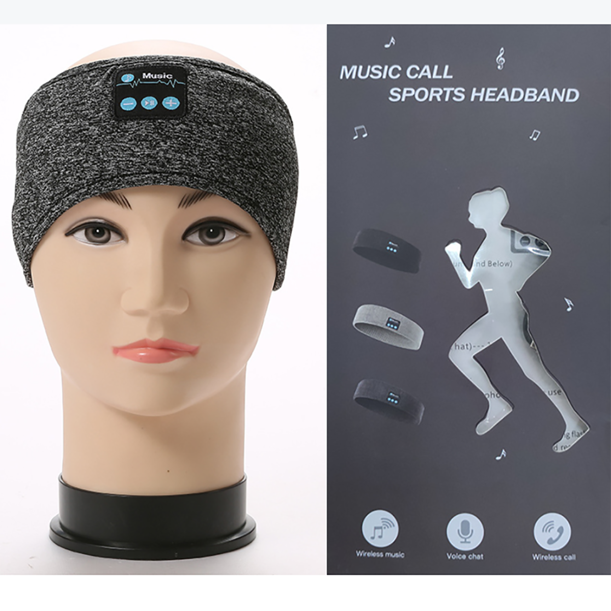 Wireless Sports Headband Sleep Headphones 3