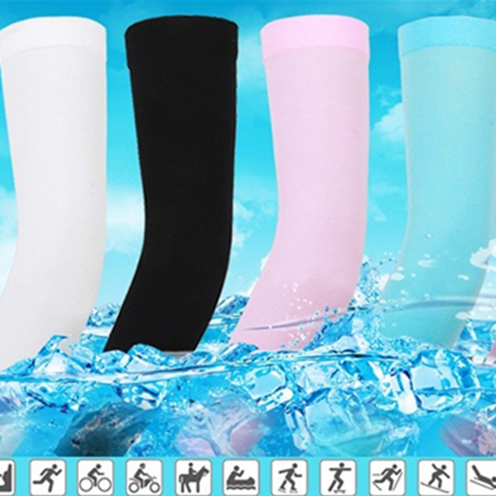 Sun Proof Outdoor Arm Sleeves w/Thumb Holes 6