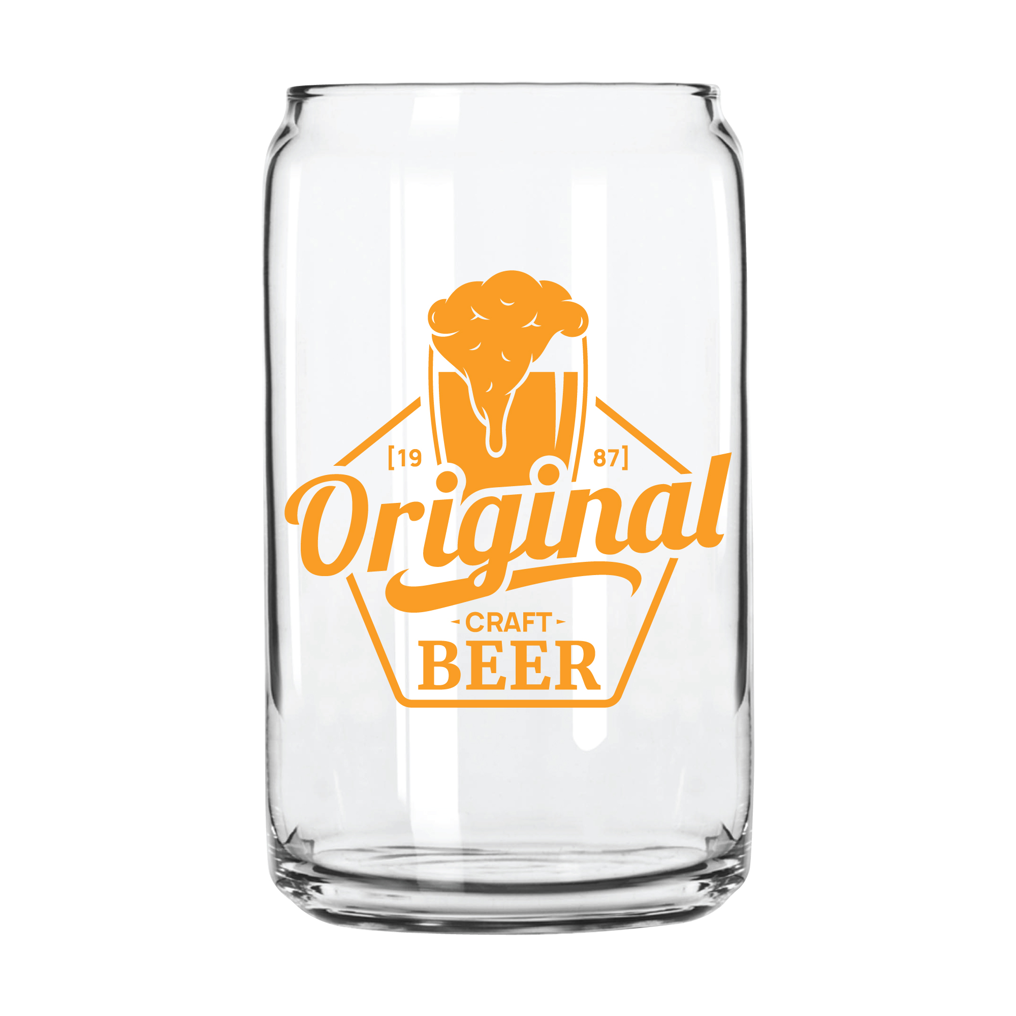 16 oz Can Glass