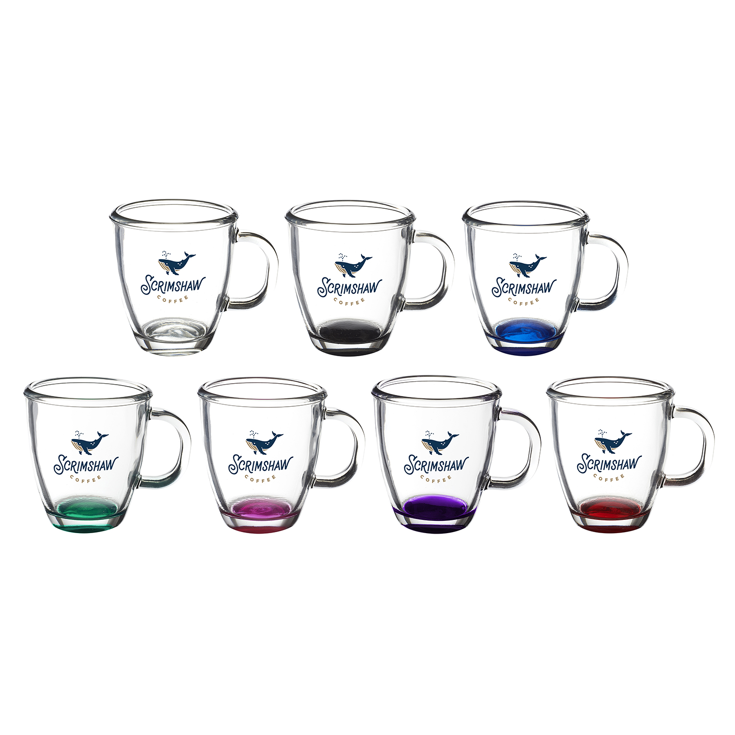 11 oz. London Glass Coffee Mugs 5