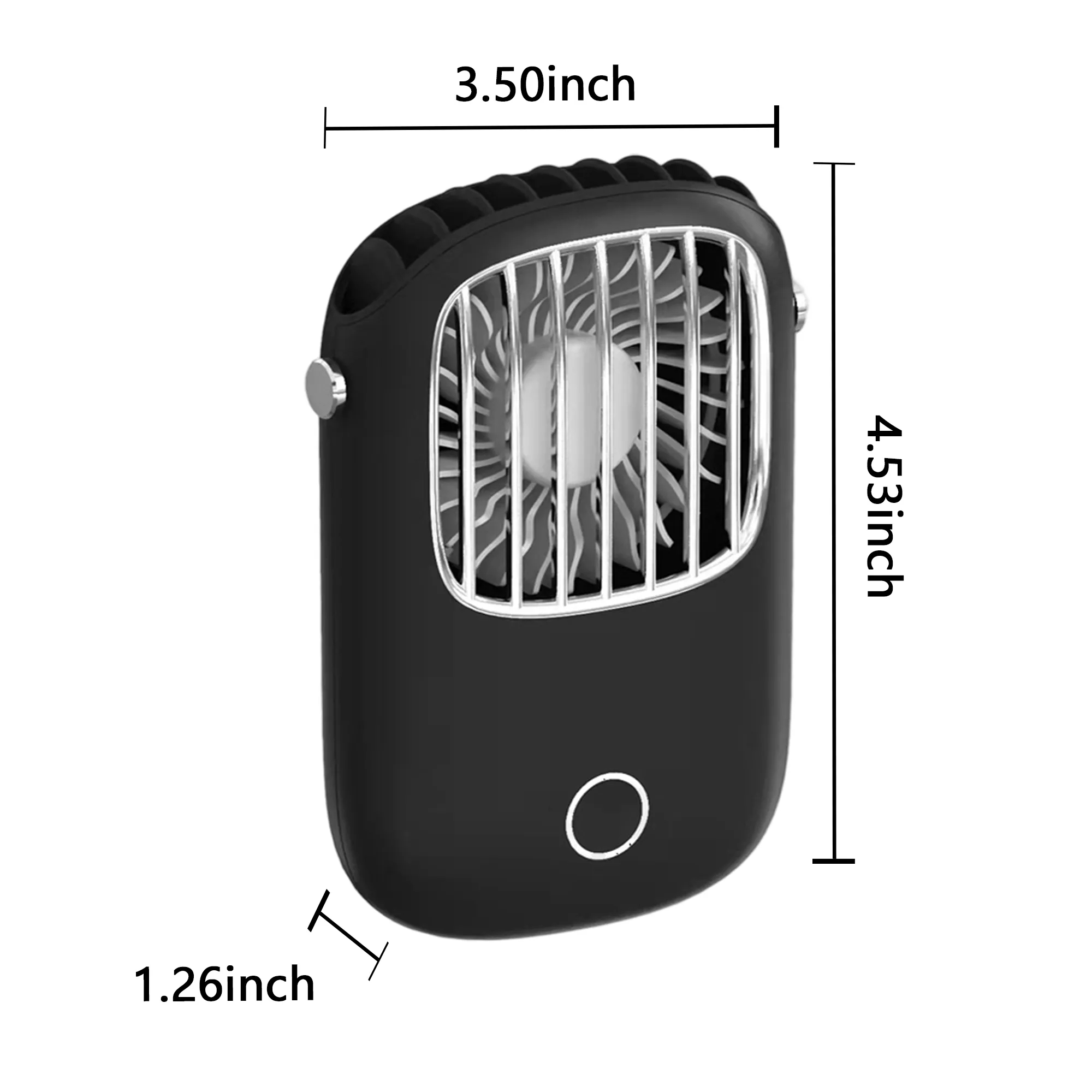 Cooling Wearable Fan with 1800mAh Rechargeable Battery 4