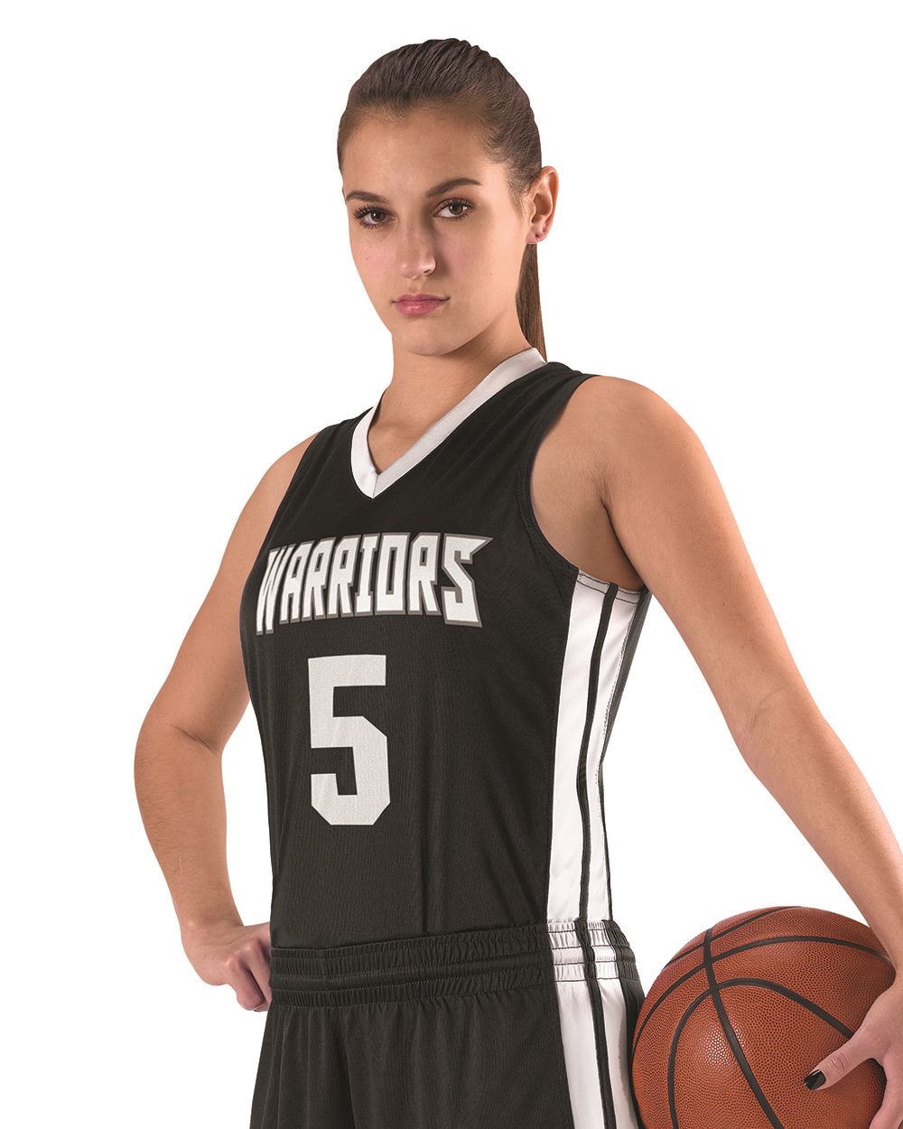 Women's Single Ply Basketball Jersey - 538JW 3