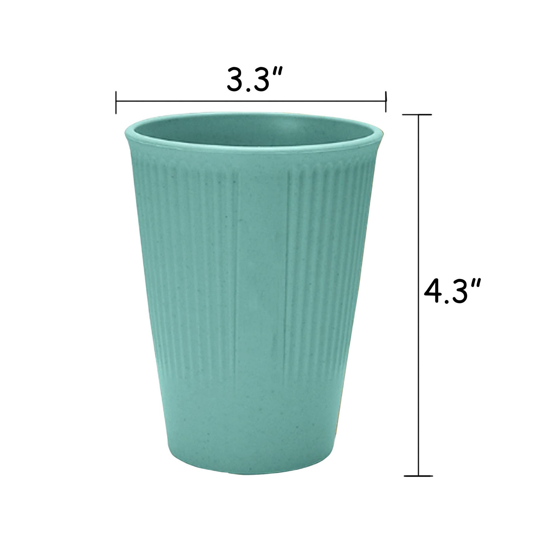 Reusable Eco-friendly Wheat Straw Water Mug 3