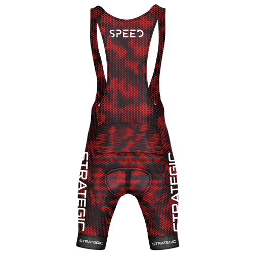 Unisex Full Sublimation Cycling  Bib Shorts