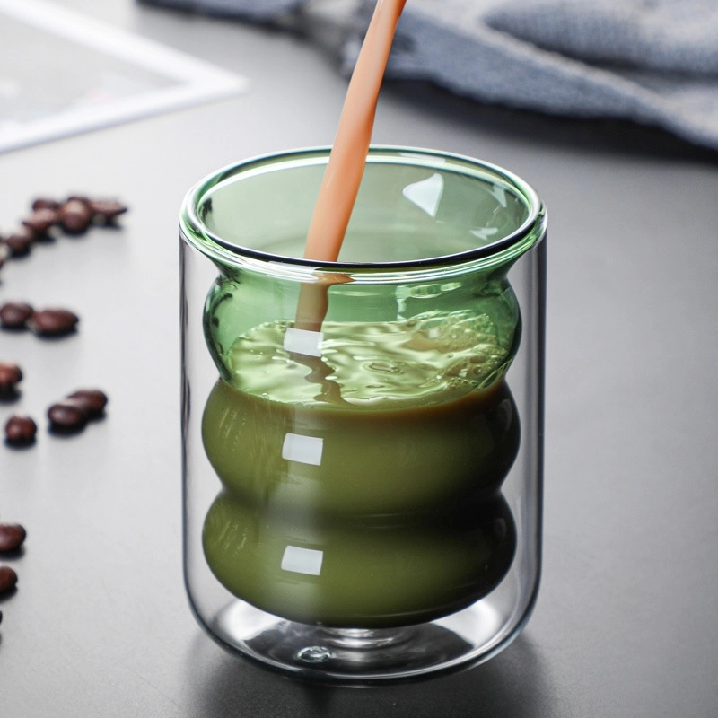 200ml 6.7oz Glass Tea Coffee Mug & Office Drink Gift Cup 2