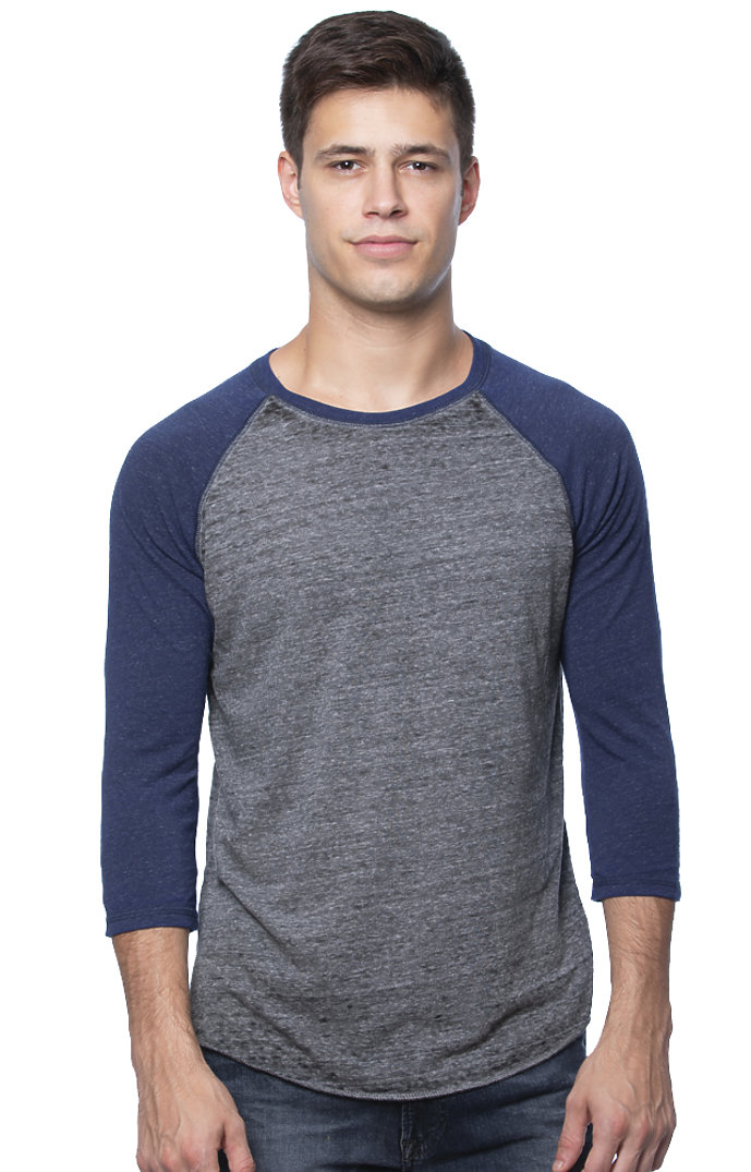Unisex Triblend Raglan Baseball Burnout Wash 4