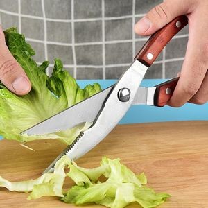 Ergonomic Steel Kitchen Scissors With Handle Lock 2