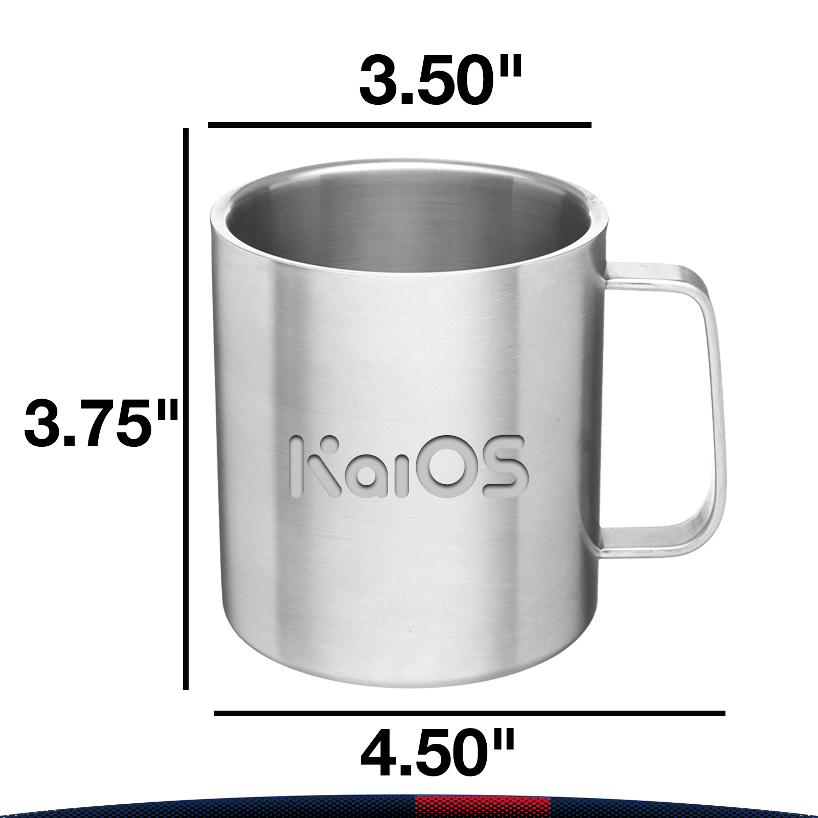 15 oz. Fanco Stainless Steel Mugs 2