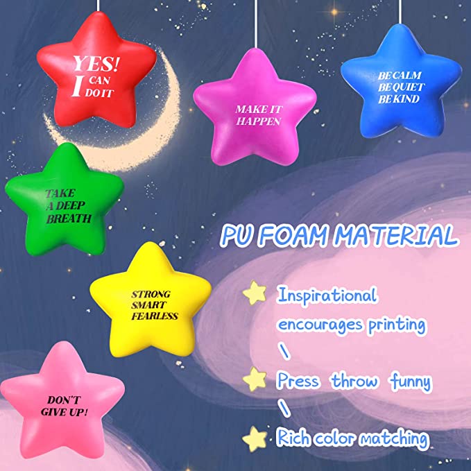 Mini Foam Star Stress Relief Ball 6