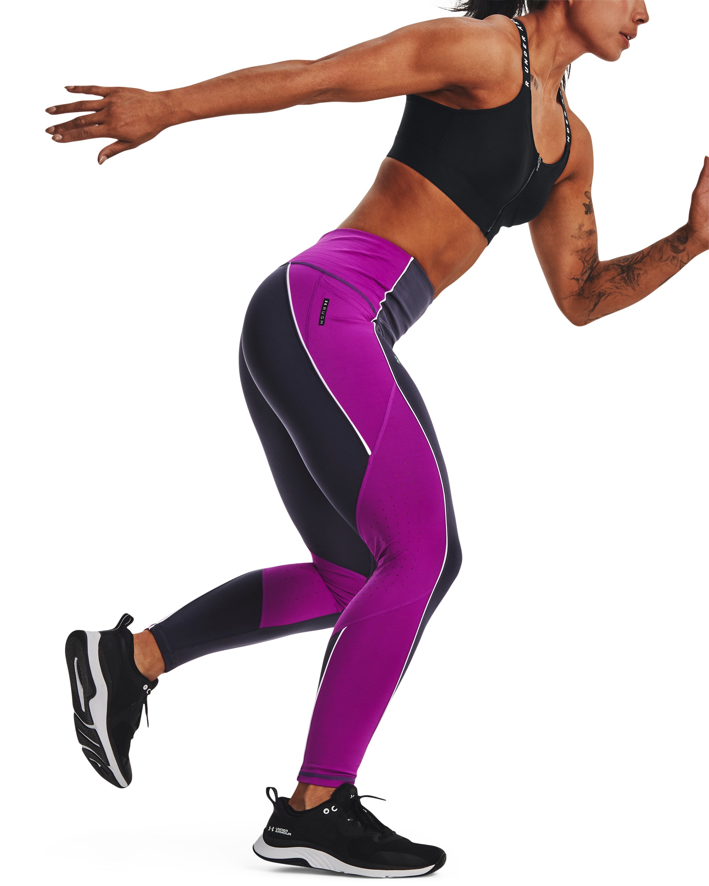 UA RUSH No-Slip Waistband Women's Ankle Leggings 3
