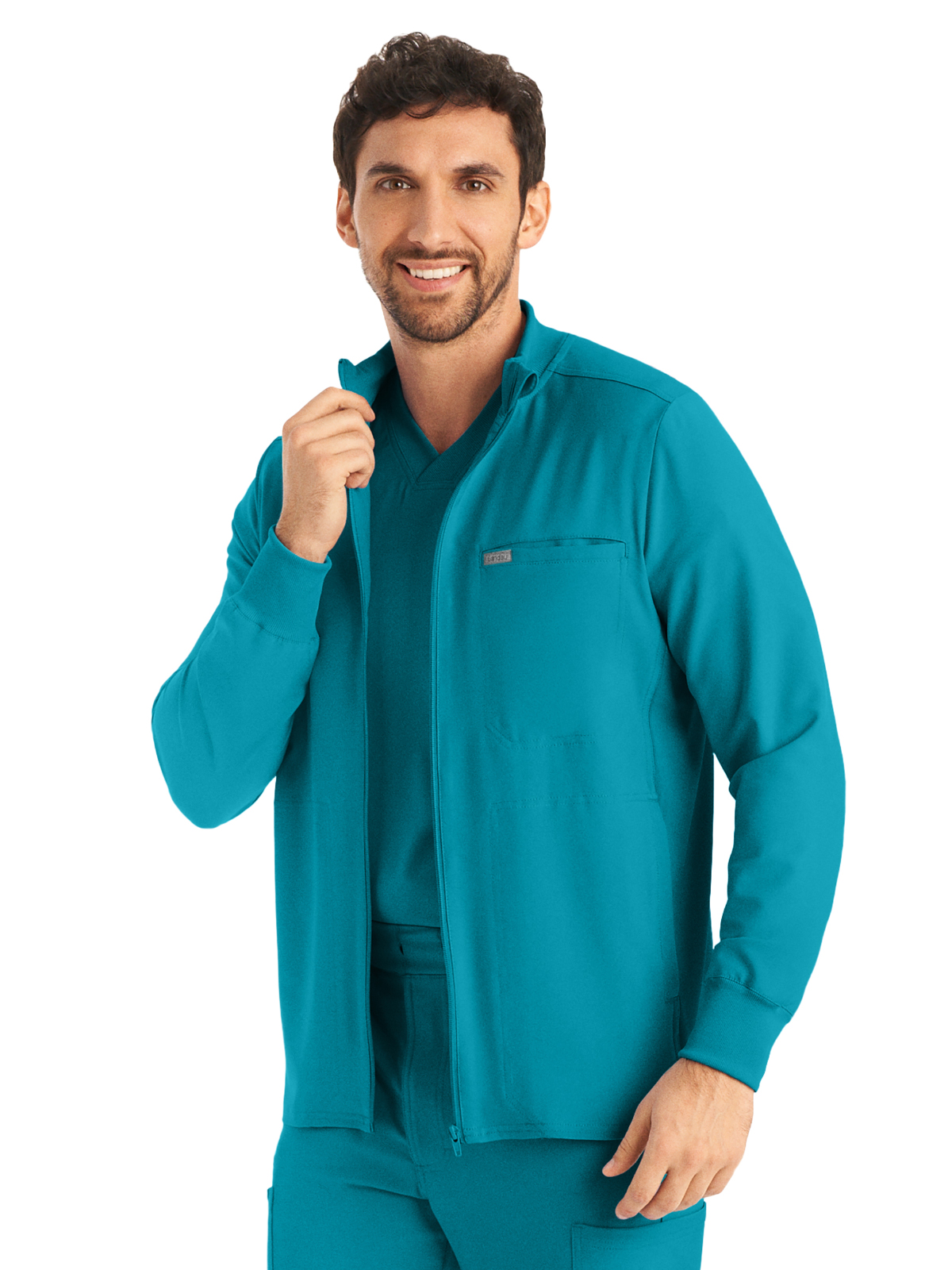 Landau - Forward - Men's Three-Pocket Mock-Neck Zip-Front Jacket 11