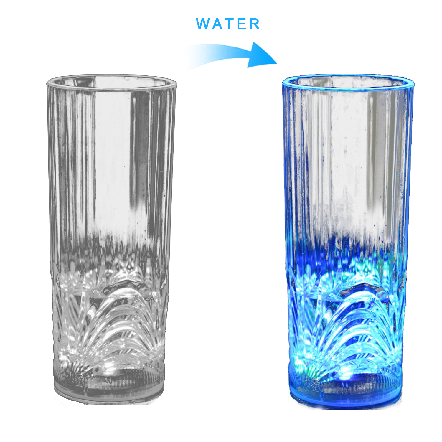 13oz Liquid Activated LED Light Up Color Changing Cup 6