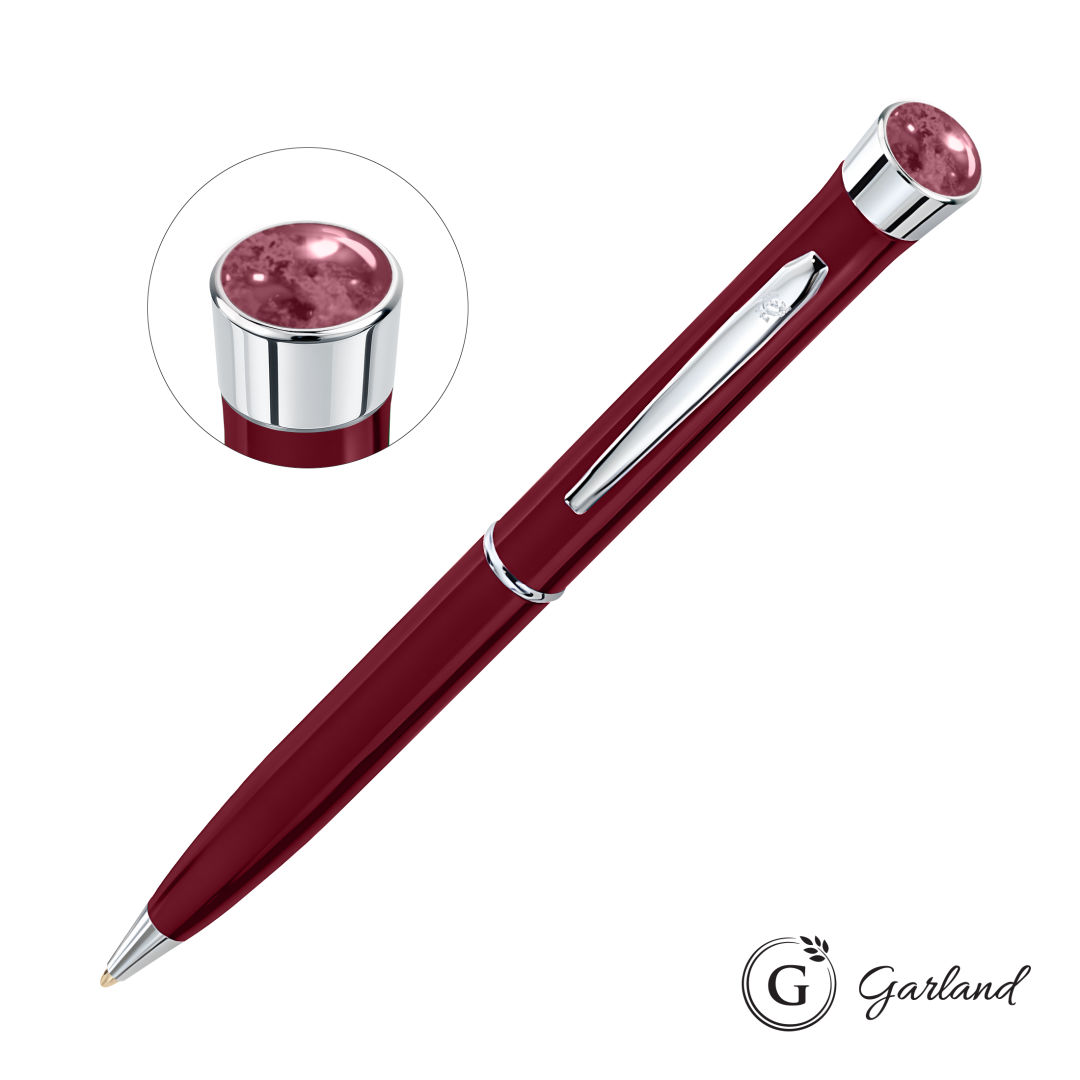 Garland® Color Aura Twist Ballpoint Pen - Chrome Accent 1