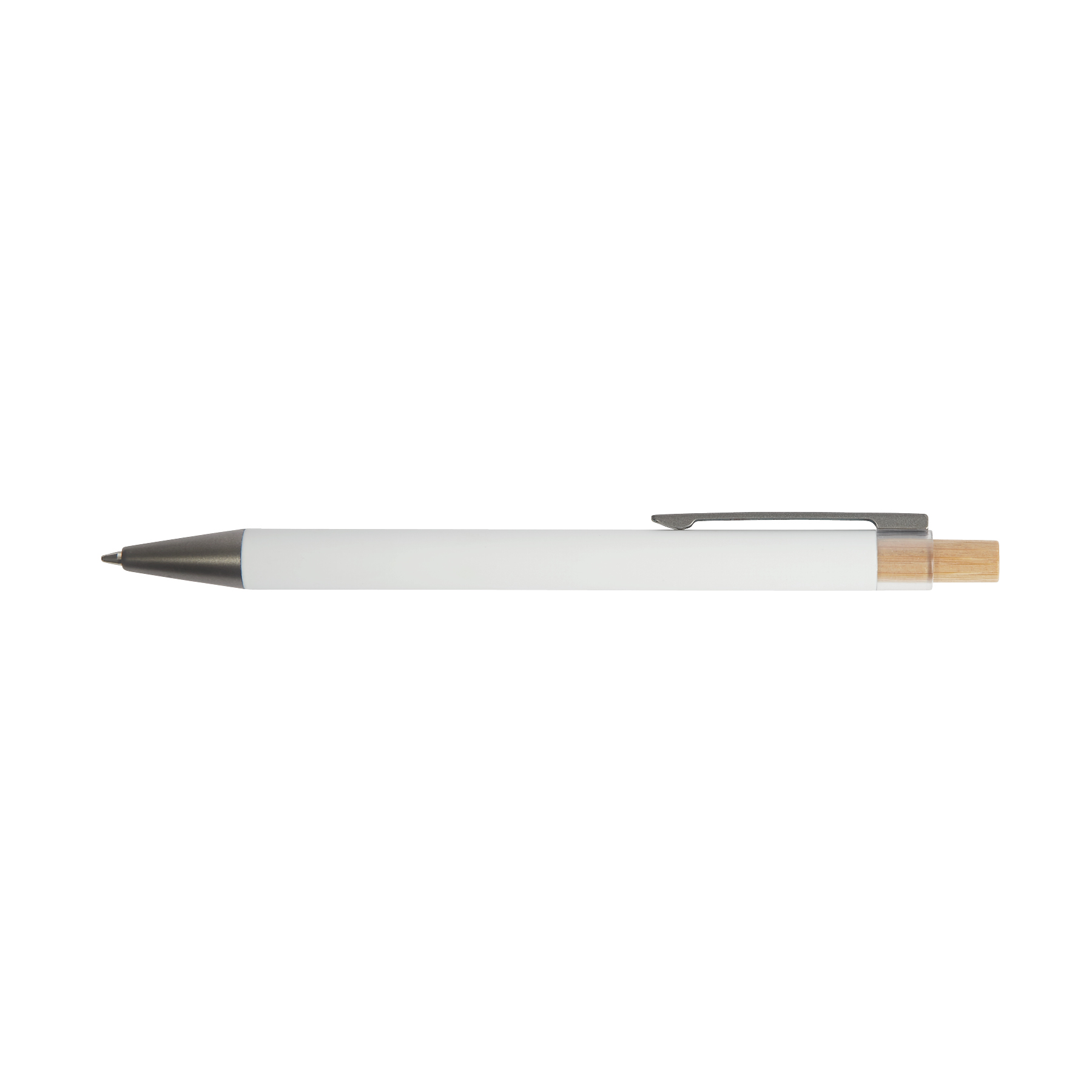 Arundi Recycled Aluminum Pen With Bamboo Plunger 36